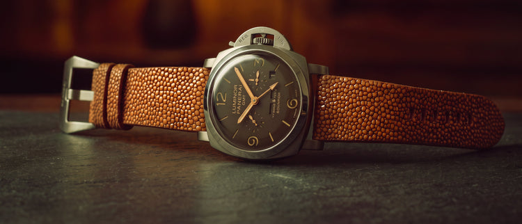Bracelets en galuchat pour Panerai : une matière d’exception