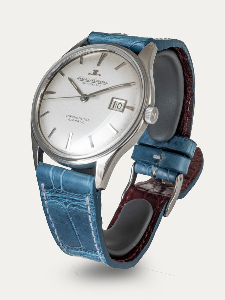 Jaeger LeCoultre – white dial, steel, automatic, 36mm K8835 geomatic model, movement 2019028, FDBE389/1 no. 1185349