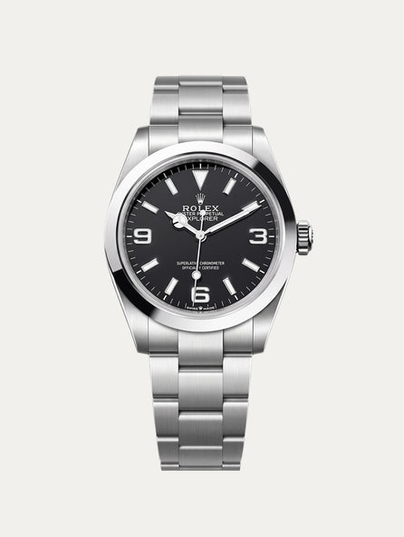 Rolex - Rubber B - Bracelet caoutchouc pour Explorer 224270 - Série boucle ardillon