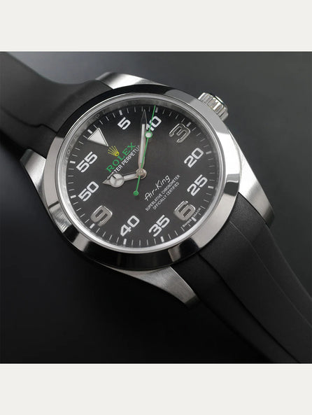 Rolex - Rubber B - Bracelet caoutchouc pour Air-King 40mm - Série classique