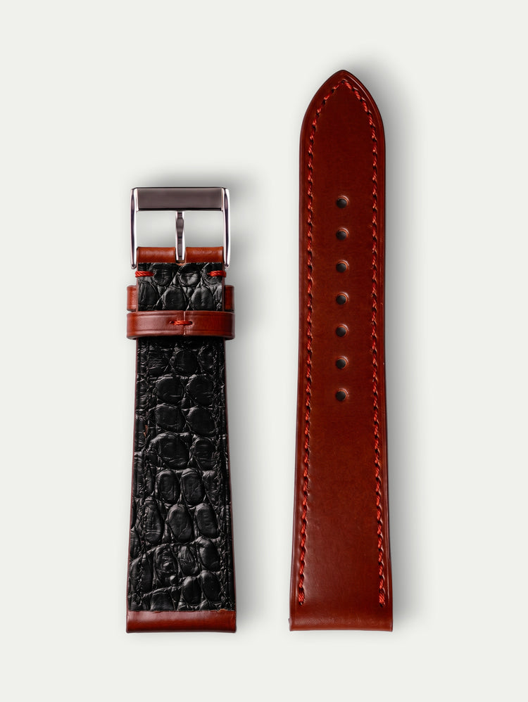 Classic leather watch strap – Cordovan