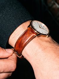 "Colorado" watch strap – Waxed Calfskin