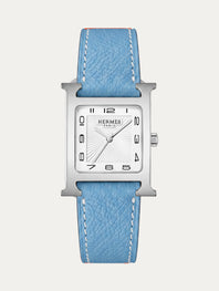 Hermès Heure H - Bracelet « Sellier » en buffle