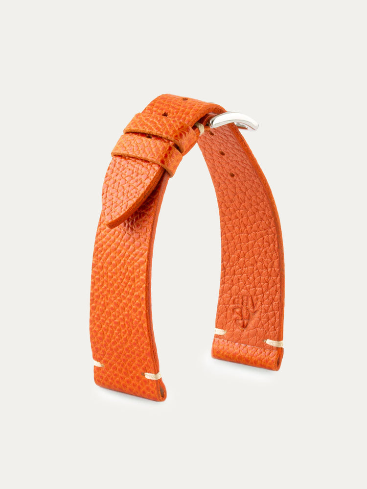 Bracelet cuir "Tribute to H." – Veau Grainé