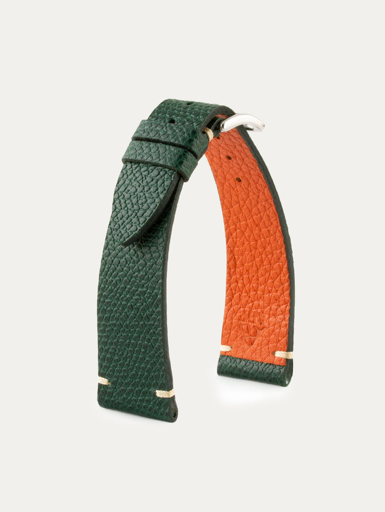 Bracelet cuir "Tribute to H." – Veau Grainé