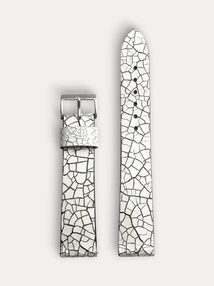 Bracelet montre "Porcelaine" - Esturgeon blanc