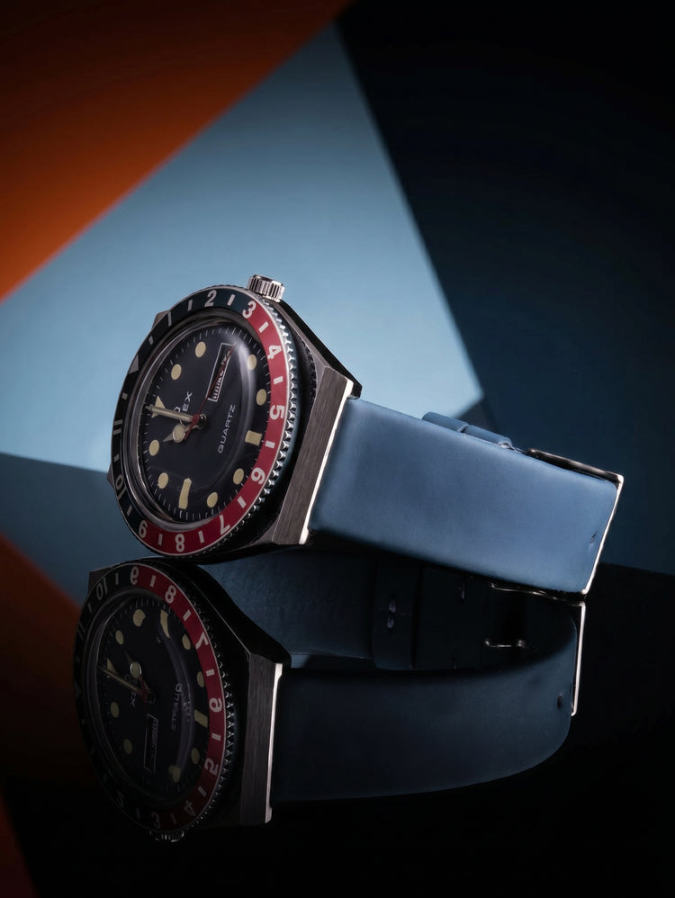 Bracelet cuir Classique Essential - Veau Rubber