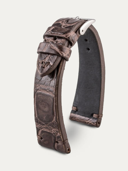 Bracelet cuir Vintage - Alligator