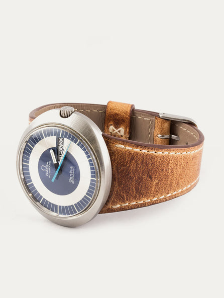 Omega Dynamic – Bracelet montre cuir