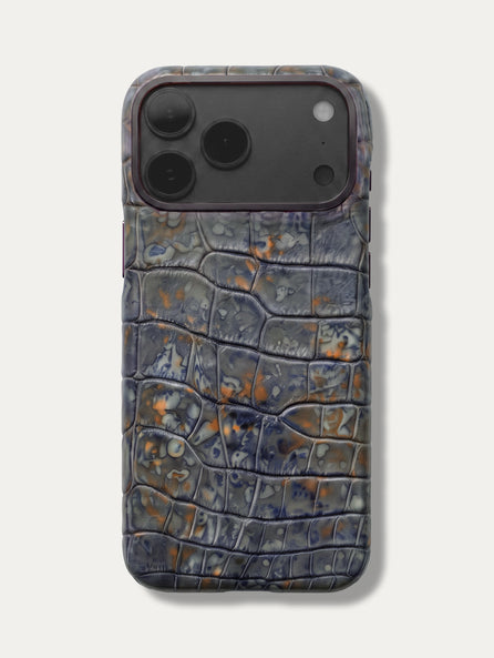 Leather Case for iPhone 18 Pro / 18 Pro Max - Alligator Jasper