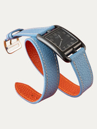 Hermès Cape Cod/Heure H – Bracelet Double tour Buffle