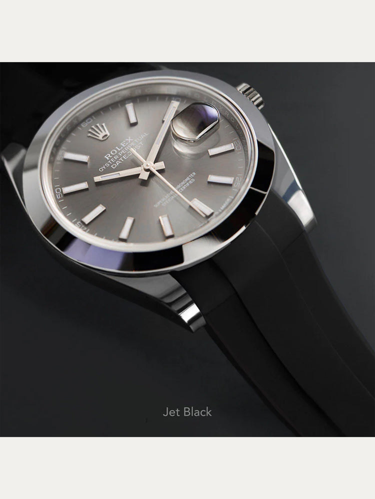 Rolex - Rubber B - Bracelet caoutchouc pour Datejust 36 mm - Série boucle ardillon