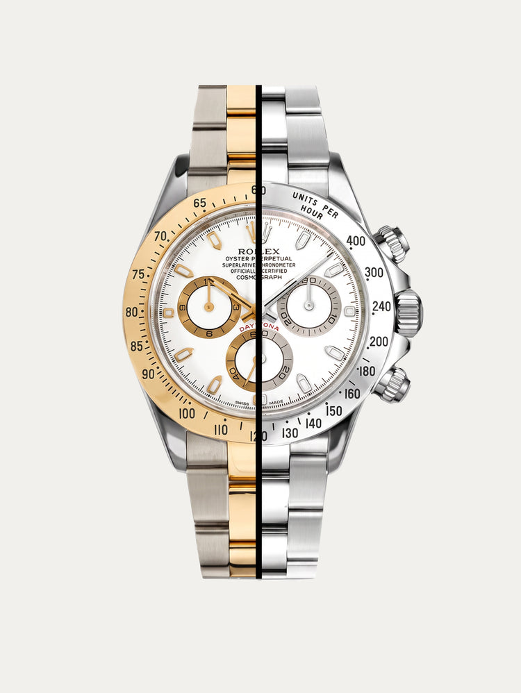 Rolex - Rubber B - Daytona Oyster Bracelet Rubber Strap for Steel, Two-Tone, and Yellow Gold (Pre-2023) - The Dream Strap