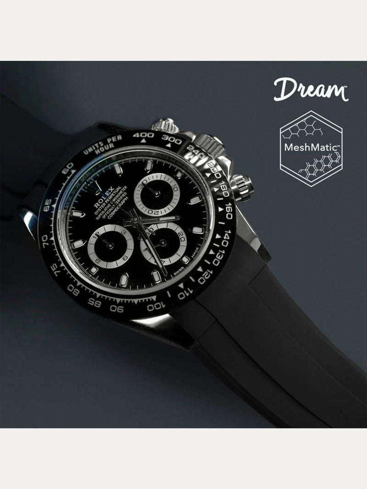 Rolex - Rubber B - Daytona Ceramic Bezel Oyster watch strap Rubber Strap (Pre-2023) - The Dream Strap