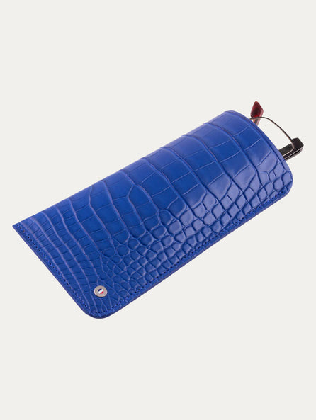 Etui à lunettes cuir "Essential" - Alligator / crocodile véritable