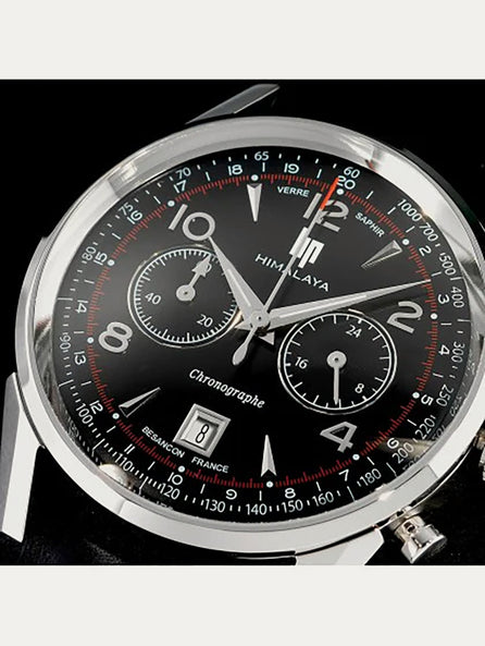 Montre Lip - Himalaya 40mm chronographe cadran noir
