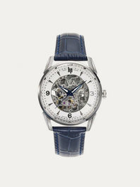 Montre Lip - Himalaya 40mm squelette bleu nuit