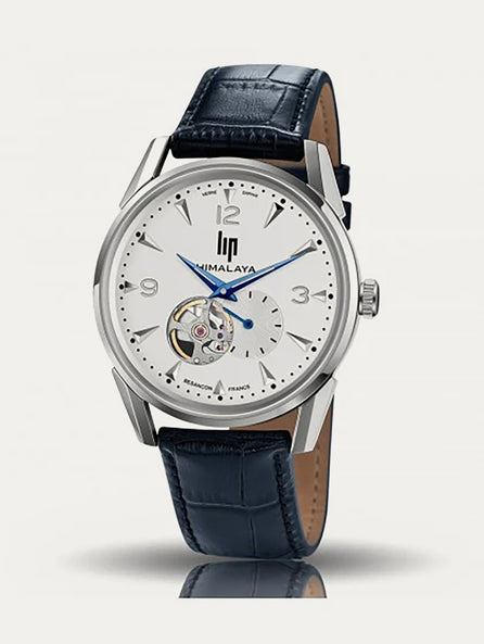 Montre Lip - Himalaya 40mm coeur battant bracelet bleu
