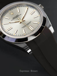 Rolex - Rubber B - Bracelet caoutchouc pour Oyster Perpetual 41mm - Série boucle ardillon