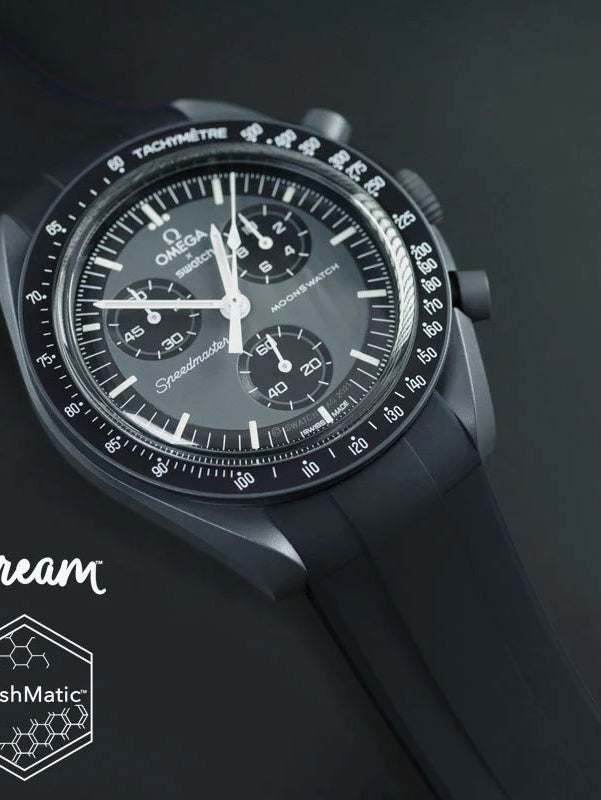 Omega - Rubber B - Rubber Strap for Speedmaster MoonSwatch - The Dream Strap