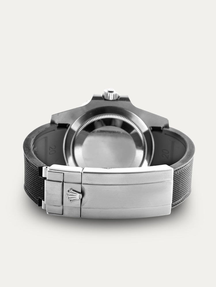 Rolex – Bracelet-montre R Strap caoutchouc premium - Motif cordura – Rubber (noir, marron, gris, bleu, rouge, blanc, orange, kaki, blanc)