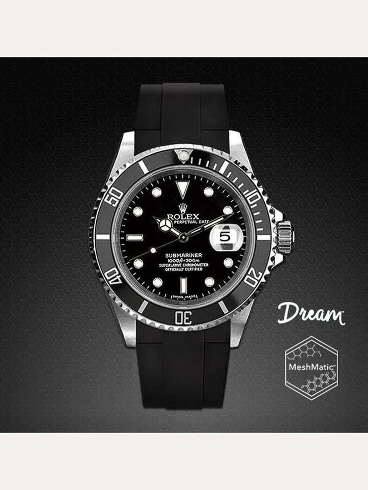 Rolex - Rubber B - Bracelet caoutchouc pour Submariner 40mm Non-Ceramic - The Dream Strap