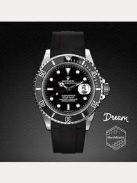 Rolex - Rubber B - Bracelet caoutchouc pour Submariner 40mm Non-Ceramic - The Dream Strap