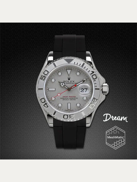 Rolex - Rubber B - Bracelet caoutchouc pour Yachtmaster 40mm - The Dream Strap