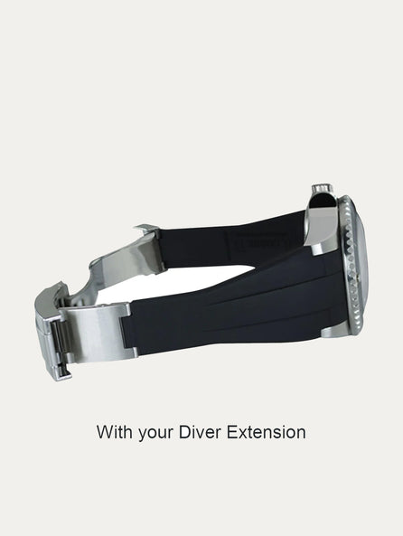 Rolex - Rubber B - Bracelet caoutchouc pour Deepsea 116660 - Édition Glidelock
