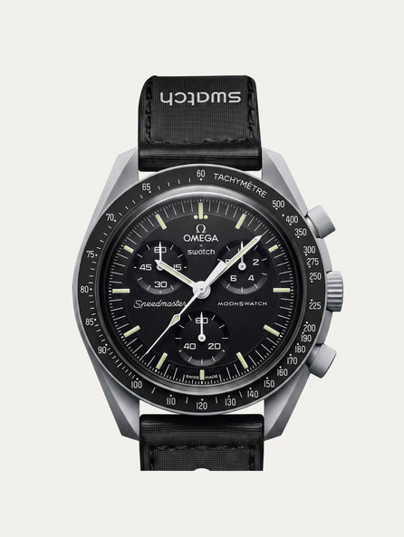 Omega - Rubber B - Bracelet caoutchouc pour Speedmaster MoonSwatch - Série boucle ardillon