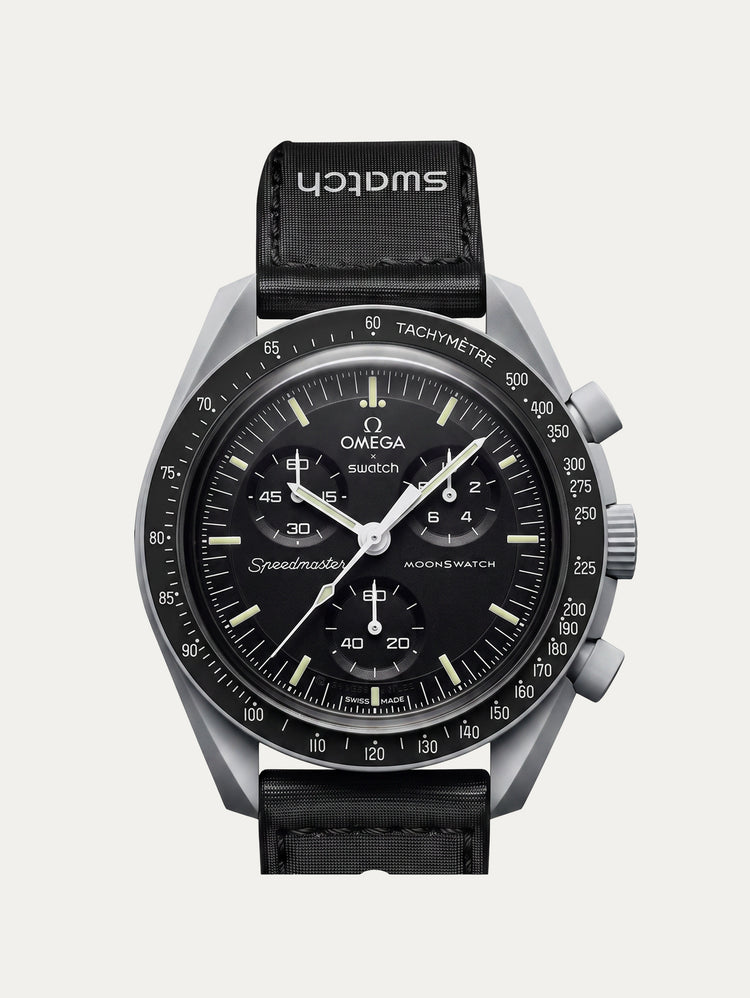 Omega - Rubber B - Rubber Strap for Speedmaster MoonSwatch - Tang Buckle Series