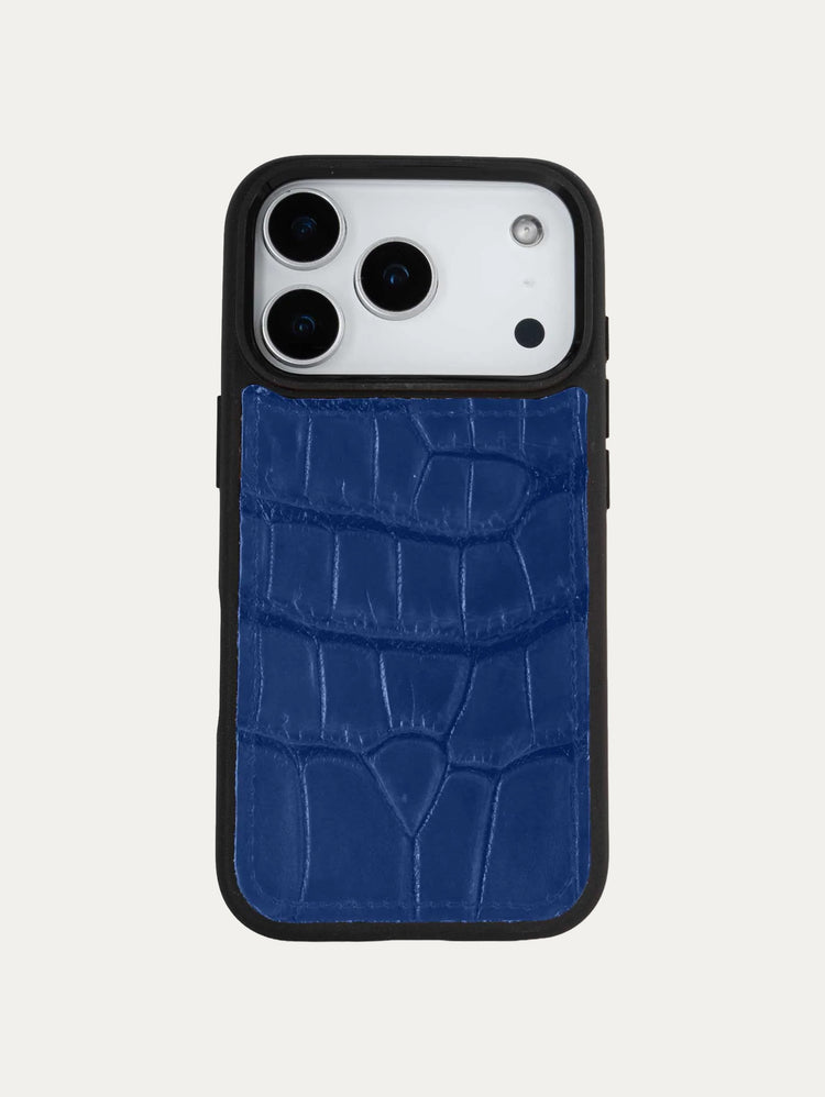 Coque cuir "Sport" pour IPhone 18 Pro / 18 Pro Max - Alligator