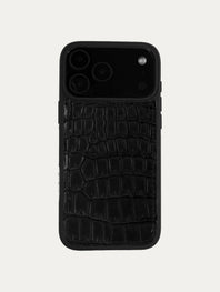 Coque cuir "Sport" pour IPhone 18 Pro / 18 Pro Max - Alligator