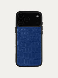 Coque cuir "Sport" pour IPhone 18 Pro / 18 Pro Max - Alligator