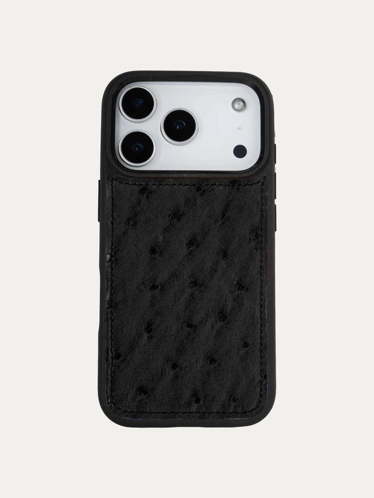 "Sport" Leather Case for iPhone 17 Pro / 17 Pro Max - Ostrich