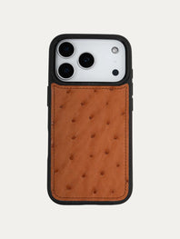 "Sport" Leather Case for iPhone 17 Pro / 17 Pro Max - Ostrich