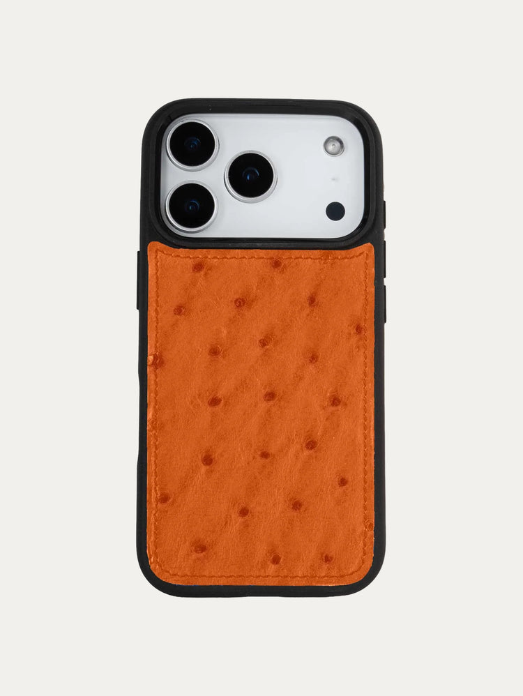 "Sport" Leather Case for iPhone 17 Pro / 17 Pro Max - Ostrich