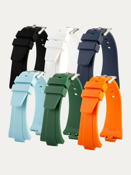 Tissot PRX - Bracelet-montre intégré caoutchouc - Rubber (noir, bleu, vert...)