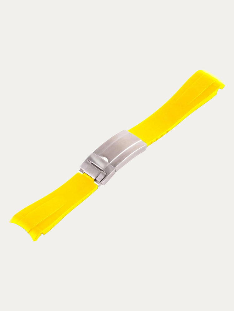 Rolex – 20mm Integrated Rubber Watch Strap with Generic Buckle – Rubber