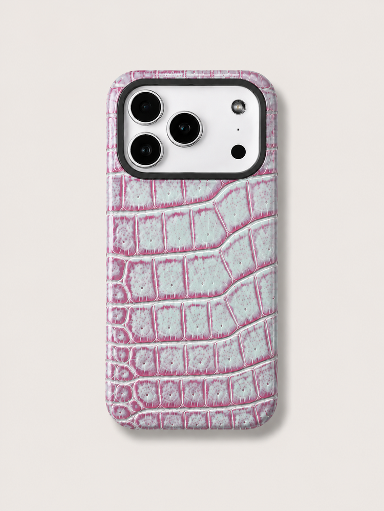 Leather Case for iPhone 17 Pro / 17 Pro Max - Alligator / Himalaya