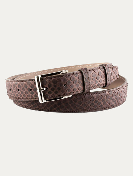 Ceinture cuir classique - Python