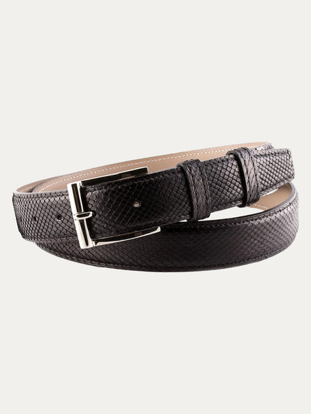 Ceinture cuir classique - Python