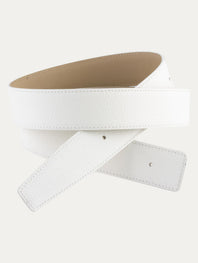 Classic Hermès-style leather belt - Grained calfskin