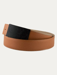 Classic Hermès-style leather belt - Grained calfskin
