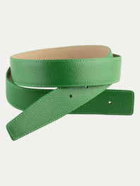 Classic Hermès-style leather belt - Grained calfskin