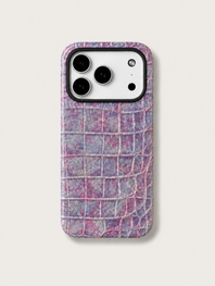 Leather Case for iPhone 17 Pro / 17 Pro Max - Alligator / Himalaya