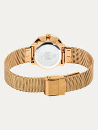 Montre Lip - Dauphine 29mm maille milanaise dorée