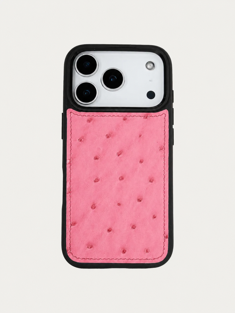 "Sport" Leather Case for iPhone 17 Pro / 17 Pro Max - Ostrich