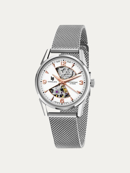 Montre Lip - Himalaya 33mm sablier maille milanaise acier