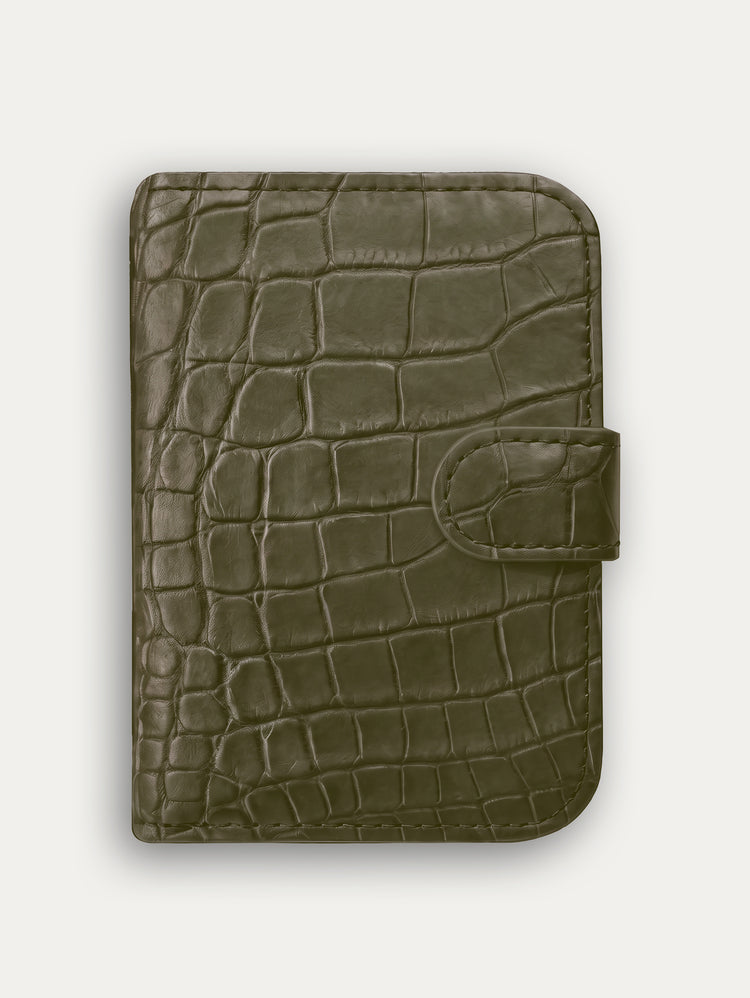 Leather Folio for iPhone Duo - Alligator